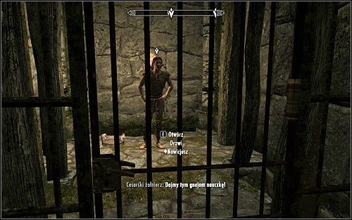 W lokacji tej więzionych jest trzech legionistów (powyższy screen) - Na ratunek! (1) | Questy Legionu Cesarskiego | Solucja Skyrim - Skyrim - poradnik, mapy, questy