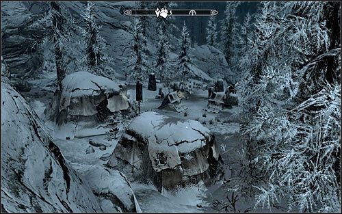 Zachowaj ostrożność, bo w drodze do celu podróży możesz zostać zaatakowany przez dzikie zwierzęta - Wyzwolenie Skyrim (2) | Questy buntu Gromowładnych | Solucja Skyrim - Skyrim - poradnik, mapy, questy