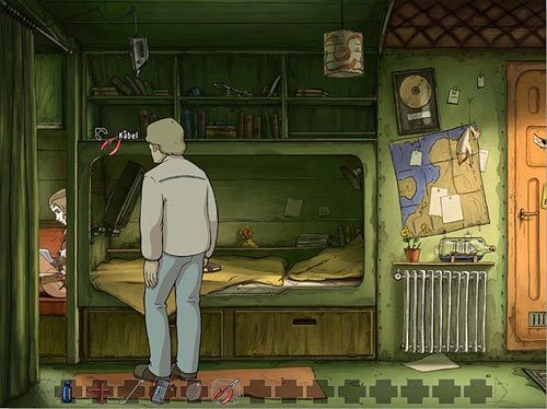 Maszeruj do sypialni i obcinaczem do paznokci przetnij kabel od interkomu (na półce z albumami) - Zwab Fay do kabiny pilota | Rozdział 3 - Przykre przebudzenie | A New Beginning - A New Beginning: Odrodzenie - poradnik do gry