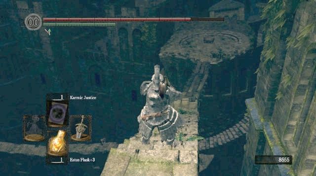 Przejdź drewnianym mostem - Oolacite Township | Artorias Of The Abyss - Opis przejścia Dark Souls - Dark Souls - poradnik do gry
