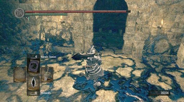 Skorzystaj z przejścia po lewej - Oolacite Township | Artorias Of The Abyss - Opis przejścia Dark Souls - Dark Souls - poradnik do gry