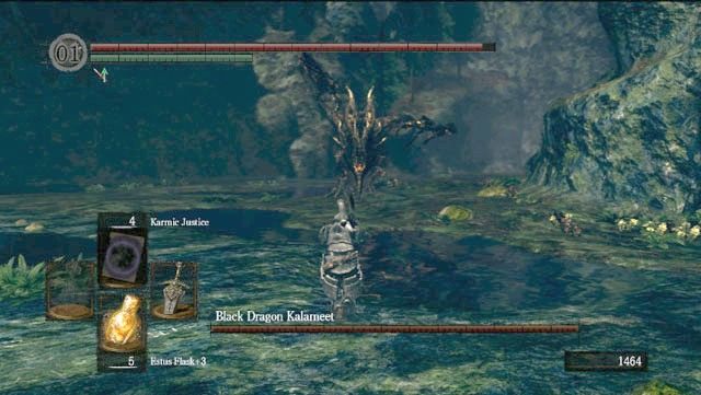 Black Dragon Kalameet - Black Dragon Kalameet | Artorias Of The Abyss - Jak zabić bossa w Dark Souls - Dark Souls - poradnik do gry
