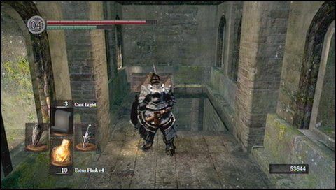Wspinamy się po schodach - Undead Burg - most z Wywerną | Opis przejścia Dark Souls - Dark Souls - poradnik do gry