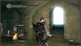 Wspinamy się po dwóch drabinach [1] i przechodzimy przez mgłę - Undead Parish (1) | Opis przejścia Dark Souls - Dark Souls - poradnik do gry