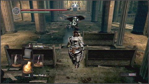 Po wygranej bitwie zbieramy Fire Keeper Soul z ołtarza - Undead Parish (2) | Opis przejścia Dark Souls - Dark Souls - poradnik do gry