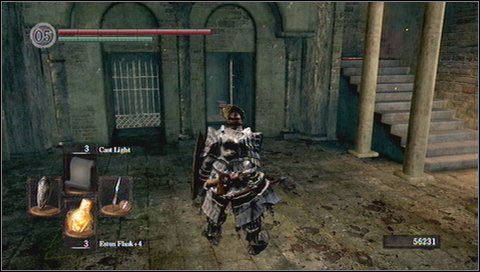Wracamy do kościoła i jeśli jesteśmy gotowi, podążamy na górę schodami - Undead Parish (2) | Opis przejścia Dark Souls - Dark Souls - poradnik do gry