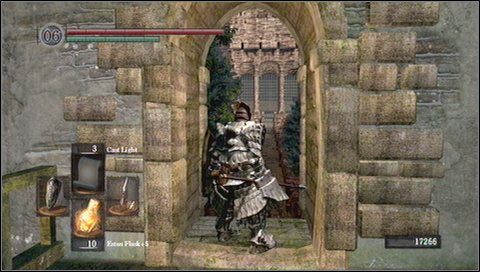 Poniżej znajdziemy kowala Andrei - Undead Parish (3) | Opis przejścia Dark Souls - Dark Souls - poradnik do gry