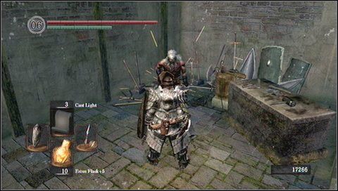 Do samego Darkroot Garden zejdziemy idąc w dół wyjściem z komnaty Andrei - Undead Parish (3) | Opis przejścia Dark Souls - Dark Souls - poradnik do gry