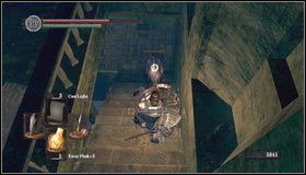 Dalsza droga prowadzi schodami na dół - Depths (1) | Opis przejścia Dark Souls - Dark Souls - poradnik do gry