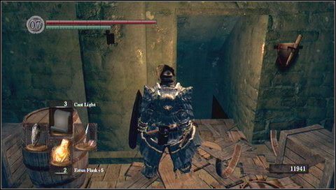 Najpierw warto zejść do wody niedaleko stanowiska Rzeźnika - Depths (1) | Opis przejścia Dark Souls - Dark Souls - poradnik do gry