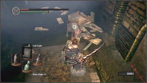 Kawałek dalej jest zejście w dół - Depths (2) | Opis przejścia Dark Souls - Dark Souls - poradnik do gry