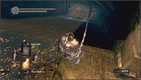<br>Na dole trafimy na bazyliszki - żabopodobne kreatury, które mogą narzucić na nas klątwę - Depths (3) | Opis przejścia Dark Souls - Dark Souls - poradnik do gry