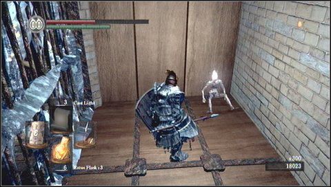 Naszym następnym zadaniem jest dostanie się na kładkę z instrumentem, chronionym przez Jaszczury - The Dukes Archives - Więzienie | Opis przejścia Dark Souls - Dark Souls - poradnik do gry