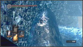 Wchodzimy na niewidzialną posadzkę [1] i przechodzimy do końca - Crystal Cave | Opis przejścia Dark Souls - Dark Souls - poradnik do gry