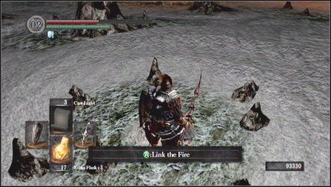 Wychodząc z areny skończymy grę w wersji złej (Dark Lord) - Dwa zakończenia gry | Opis przejścia Dark Souls - Dark Souls - poradnik do gry