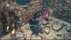 W jednej z bocznych odnóg kompleksu tuneli trafimy na schody do góry - Bonus- Painted World of Ariamis (3) | Opis przejścia Dark Souls - Dark Souls - poradnik do gry