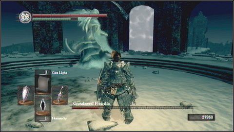 1 - Crossbreed Priscilla | Jak zabić bossa w Dark Souls - Dark Souls - poradnik do gry