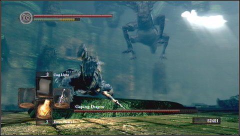 Po zabiciu demona zbieramy zbroję Hard Leather leżącą na arenie - Gaping Dragon | Jak zabić bossa w Dark Souls - Dark Souls - poradnik do gry