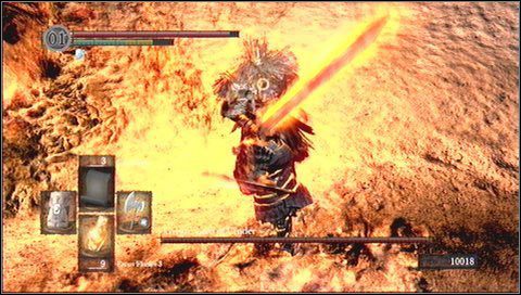 Ubieramy powyższe przedmioty i wchodzimy na arenę - Gwyn Lord of Cinder | Jak zabić bossa w Dark Souls - Dark Souls - poradnik do gry
