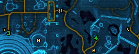 Z [3] wyrusz na piechotę lub za pomocą środków transportu (o ile nimi dysponujesz) do [4] - (L04) A Slight Lean | Hutta | Star Wars The Old Republic - Star Wars: The Old Republic - poradnik do gry