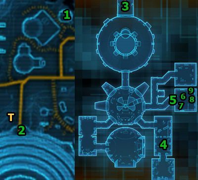 Misję rozpoczniesz w [1], w domu Jheega - (L04) Soiree | Imperial Agent | Star Wars The Old Republic - Star Wars: The Old Republic - poradnik do gry