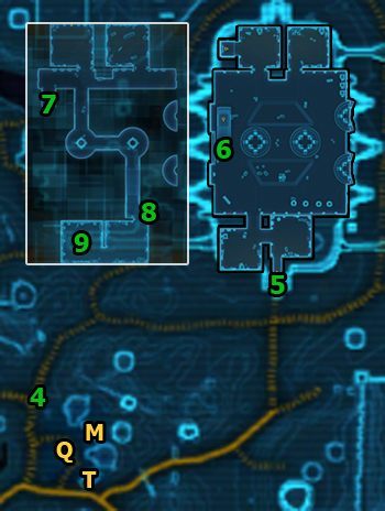 Wokół ośrodka wydobywczego i w środku uważaj przede wszystkim na Faathra Rustguard Guardian Droids [+] - to niebezpieczni wrogowie, którzy wraz z innymi przeciwnikami mogą szybko doprowadzić do twojego zgonu - (L07) Economies of Scale (1) | Imperial Agent | Star Wars The Old Republic - Star Wars: The Old Republic - poradnik do gry