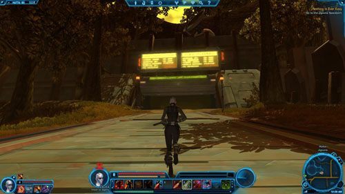 Kiedy znajdziesz się w środku, Jheeg zgłosi się do ciebie przez holokom - (L11) Nothing Is Ever Easy | Imperial Agent | Star Wars The Old Republic - Star Wars: The Old Republic - poradnik do gry