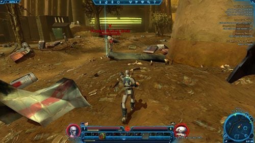 Po zabiciu pierwszego z Faathra Industrial Guards otrzymasz bonusową misję polegającą na zabiciu dziewięciu przeciwników tego rodzaju - (L07) Keeping Secrets | Hutta | Star Wars The Old Republic - Star Wars: The Old Republic - poradnik do gry