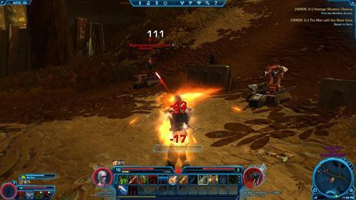 Przedrzyj się do mostu w [3] - (L06) HEROIC +2 Hostage Situation Cleanup | Hutta | Star Wars The Old Republic - Star Wars: The Old Republic - poradnik do gry