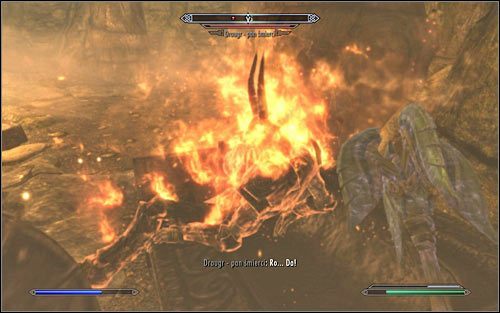 Skieruj się w stronę głównego wejścia do Jaskini Granicznego Urwiska - Wyprawa do Jaskini Granicznego Urwiska | Powiew śmierci | Solucja Skyrim - Skyrim - poradnik, mapy, questy