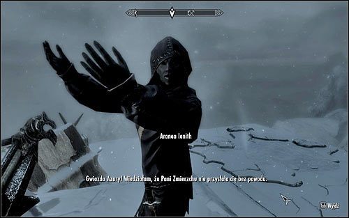 Otwórz mapę świata i powróć do Kaplicy Azury - Wariant B - Zaniesienie Gwiazdy Anarei | Czarna Gwiazda | Solucja Skyrim - Skyrim - poradnik, mapy, questy