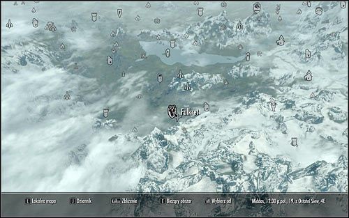 Zacznij od wybrania się do miejscowości Falkret - Uaktywnienie questu | Najlepszy przyjaciel daedry | Solucja Skyrim - Skyrim - poradnik, mapy, questy