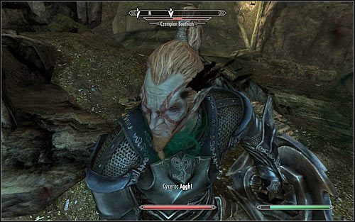 Możesz już przystąpić do atakowania ostatniej grupy bandytów - Wyprawa do Grani Sztychu | Zew Boethiah | Solucja Skyrim - Skyrim - poradnik, mapy, questy