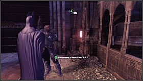 Przytrzymaj lewy CTRL (lub prawy trigger na padzie) i zbliż się do wartowników - Znajdź źródło strzału | Główny wątek w Batman Arkham City - Batman: Arkham City - poradnik do gry