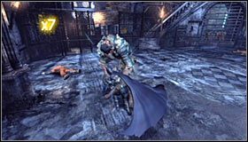 Musisz teraz wdrożyć właściwy plan działania, gdyż próby zadawania Tytanowi standardowych uderzeń na nic się nie zdadzą - Uratuj pozostałych tajnych policjantów w muzeum (1) | Główny wątek - Batman: Arkham City - poradnik do gry