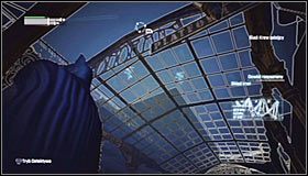 Wyłącz na chwilę tryb detektywa, bo wpadniesz tu najprawdopodobniej na kilku przeciwników, z którymi trzeba się będzie rozprawić #1 - Podążaj za śladem krwi zabójcy, by ustalić położenie Ras al Ghula | Główny wątek - Batman: Arkham City - poradnik do gry