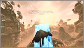 Nowa próba jest bardzo zbliżona do poprzedniej, przy czym w tym przypadku musisz dodatkowo unikać dużych przeszkód #1 i zarazem lekko korygować lot, skręcając co pewien czas w lewo - Zlokalizuj Ras al Ghula i zdobądź próbkę jego krwi | Główny wątek - Batman: Arkham City - poradnik do gry