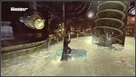 Przeskocz na krę i zacznij ponownie chwytać się punktów zakotwiczenia #1 - Zinfiltruj hutę (ciąg dalszy) | Główny wątek Batman Arkham City - Batman: Arkham City - poradnik do gry