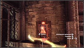 Batarang zacznie lecieć z powrotem w stronę Batmana, aczkolwiek musi on przelecieć przez kraty znajdujące się po prawej stronie #1 - Zinfiltruj hutę (ciąg dalszy) | Główny wątek Batman Arkham City - Batman: Arkham City - poradnik do gry