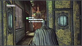 Skręć w prawo i nie wystrasz się na widok doktor Stacy Baker #1, która zaatakuje Batmana, biorąc go za jednego z bandziorów - Zinfiltruj hutę (ciąg dalszy) | Główny wątek Batman Arkham City - Batman: Arkham City - poradnik do gry