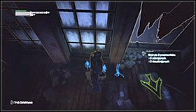 Nie próbuj się wspinać, a zamiast tego wciśnij prawy przycisk myszy (lub przycisk Y na padzie) w celu jednoczesnego wyeliminowania obu snajperów #1 - Znajdź Jokera w hucie | Główny wątek Batman Arkham City - Batman: Arkham City - poradnik do gry