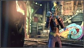 Udaj się tu na zachód, docierając po kilku chwilach do nowych drzwi #1 - Znajdź Jokera w hucie | Główny wątek Batman Arkham City - Batman: Arkham City - poradnik do gry