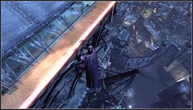 Możesz już skorzystać z nowego przejścia, które prowadzi na północ - Wedrzyj się na platformę obserwacyjną Wieży, żeby zatrzymać Procedurę 10 | Główny wątek - Batman: Arkham City - poradnik do gry