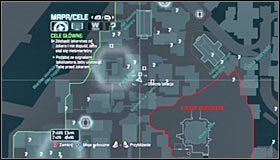 Ostatni spośród snajperów rozstawionych na dachach budynków przebywa na północ stąd #1 #2, czyli znajduje się na północny-zachód od budynku kina - Podążaj za sygnałami lokalizatora, żeby uratować Talię przed Jokerem | Główny wątek - Batman: Arkham City - poradnik do gry