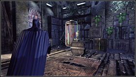 Niezależnie od tego czy stoczyłeś tu teraz walkę czy odbyła się ona wcześniej, musisz skorzystać z północno-zachodniego przejścia #1 - Kruchy sojusz (2) | Misje poboczne w Batman Arkham City - Batman: Arkham City - poradnik do gry