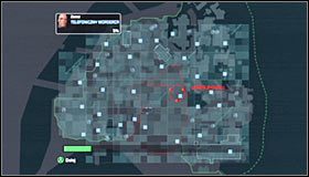 To nie koniec zabawy, bo musisz manualnie namierzyć miejsce, z którego dzwoni Zsasz - Telefoniczny morderca | Misje poboczne w Batman Arkham City - Batman: Arkham City - poradnik do gry