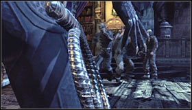 Po obejrzeniu krótkiego filmu przerywnikowego zmuszony zostaniesz do rozegrania bitwy z więźniami obecnymi w budynku sądu Solomona Waynea #1 #2 - Prolog | Misje Kobiety-Kota w Batman Arkham City - Batman: Arkham City - poradnik do gry