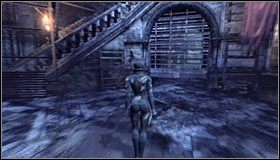 Z racji dużej liczebności sił wroga polecam również często korzystać z kulek i kolców, co pozwoli Ci spowolnić lub tymczasowo unieszkodliwić niektórych wrogów #1 - Zabierz Dwóm Twarzom łup Kobiety-Kota w muzeum | Misje Kobiety-Kota - Batman: Arkham City - poradnik do gry