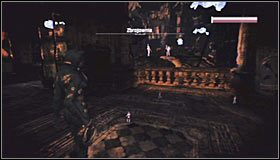 Wybierz się na północ, docierając docelowo do drzwi prowadzących do zbrojowni #1 - Zabierz Dwóm Twarzom łup Kobiety-Kota w muzeum | Misje Kobiety-Kota - Batman: Arkham City - poradnik do gry