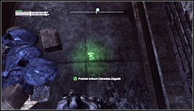 Zderzenie się z cechującą się zmniejszoną wytrzymałością ścianą powinno doprowadzić do jej zniszczenia #1 - Park Row - Trofea Batmana (06-15) | Zagadki w Batman Arkham City - Batman: Arkham City - poradnik do gry